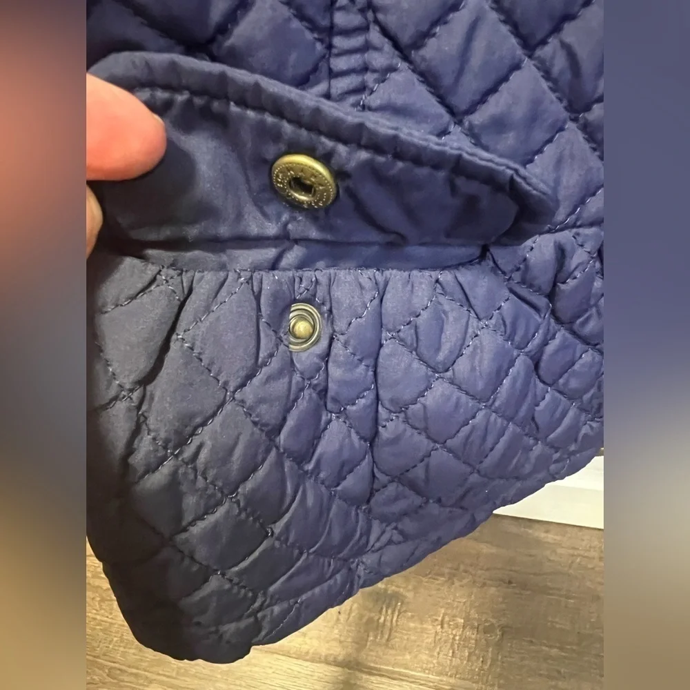 Gymboree Quilted Jacket Size Girls XS (4) Color Navy Blue